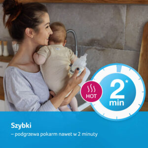 Funkcja HOT pokarm gotowy w 2 minuty