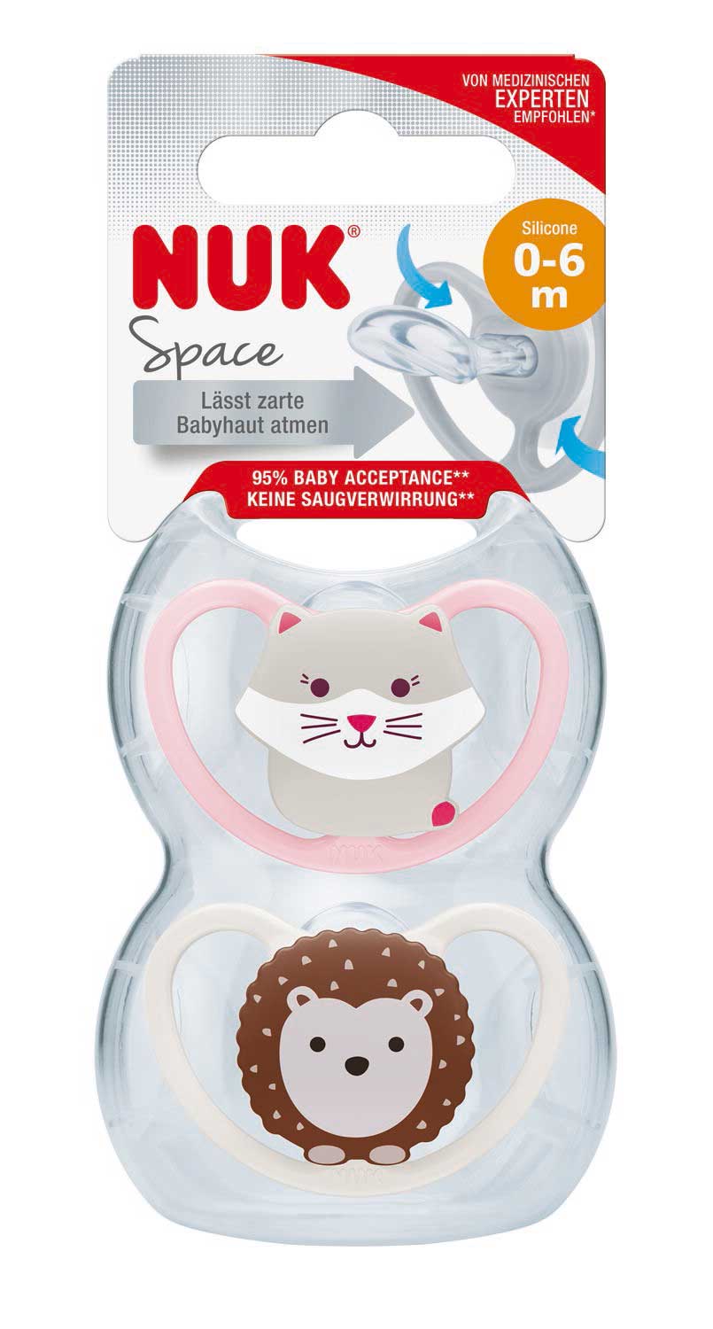 Nuk Smoczek SPACE kotek 730313 rozm1