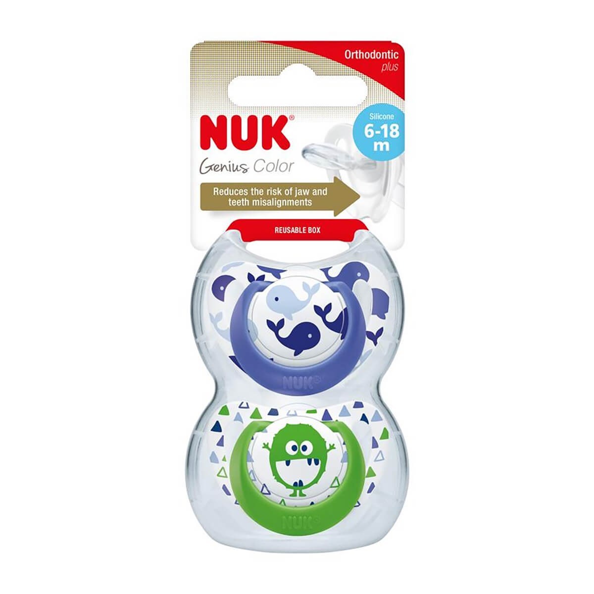 nuk genius color silicon 6 18m