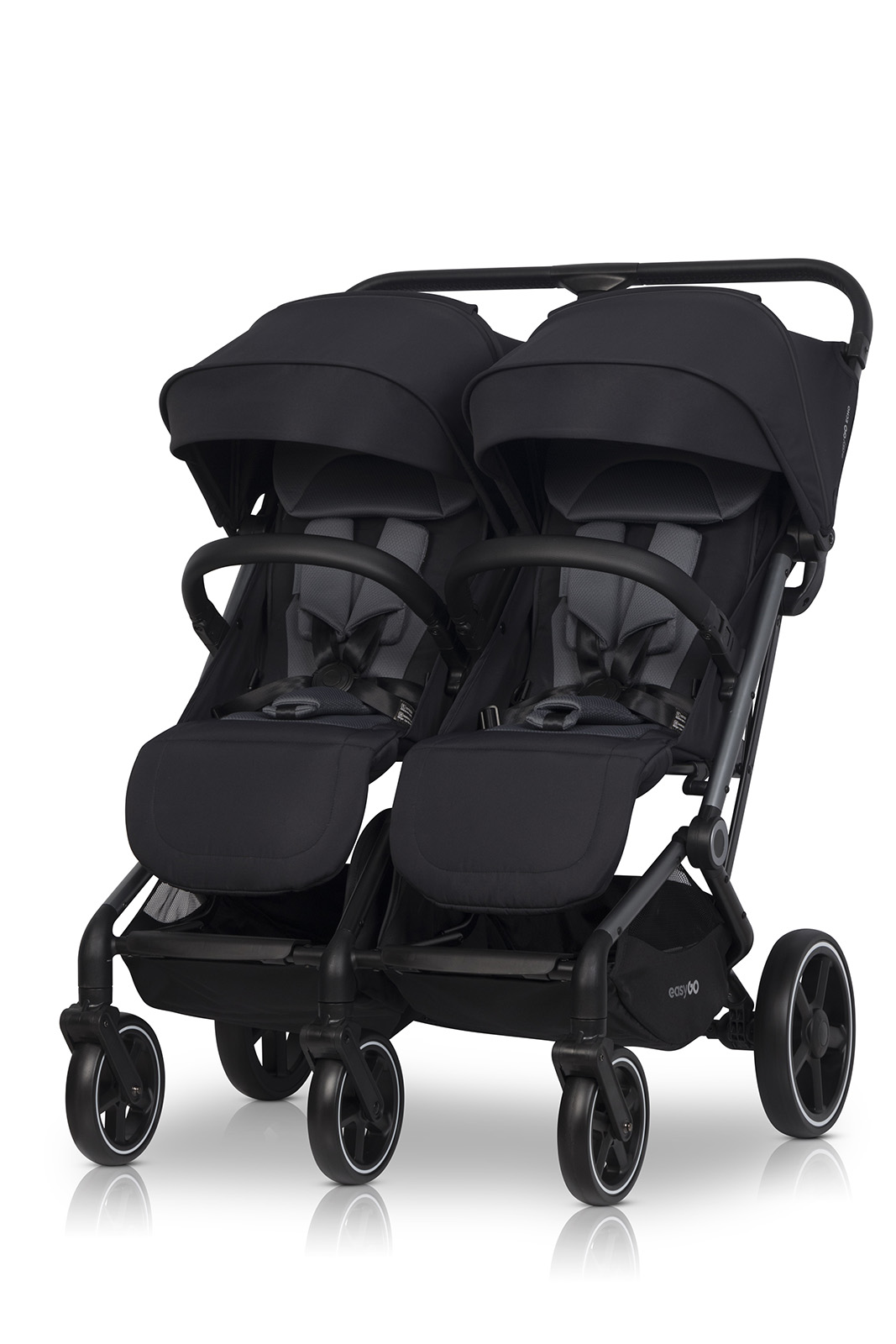 spacerowka dla blizniat easygo ECHO ebony black