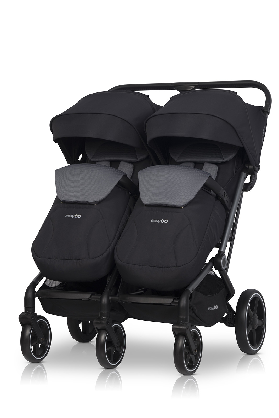 wozek dla blizniat easygo ECHO ebony black