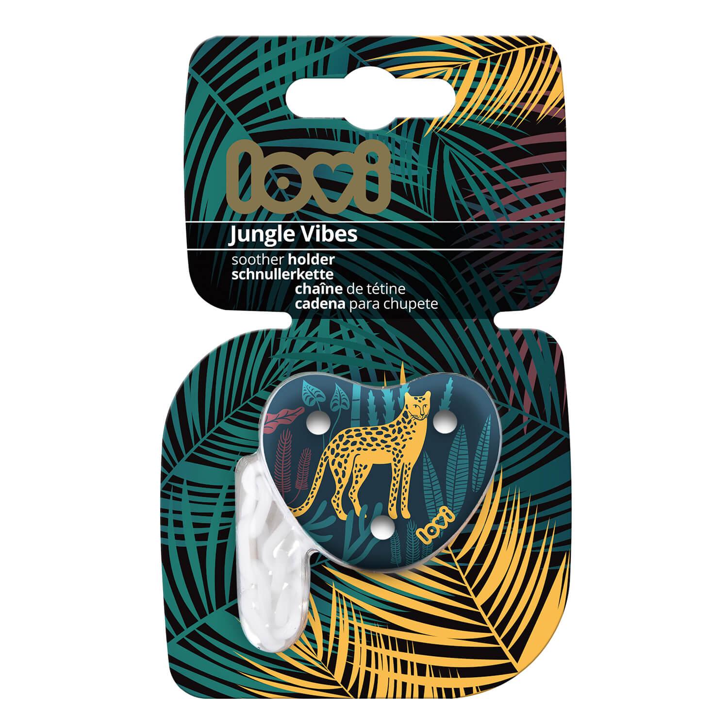 Lovi łańcuszek do smoczka JUNGLE 10 892