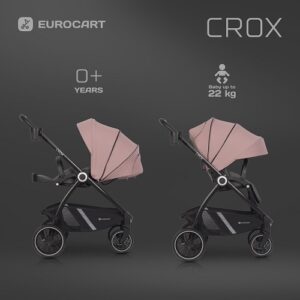 eurocart crox rose siedzisko spacerowe
