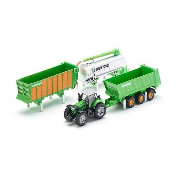 Pojazdy Siku Traktor z zestawem przyczep Joskin 1848 9223 3 Pojazdy Siku Traktor z zestawem przyczep Joskin 1848 9223 3