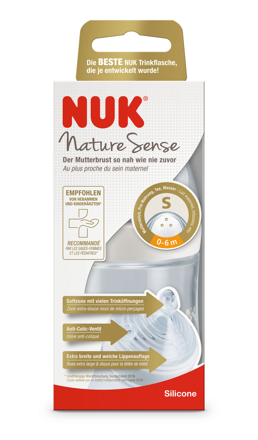 nuk butelka nature sense 150 front