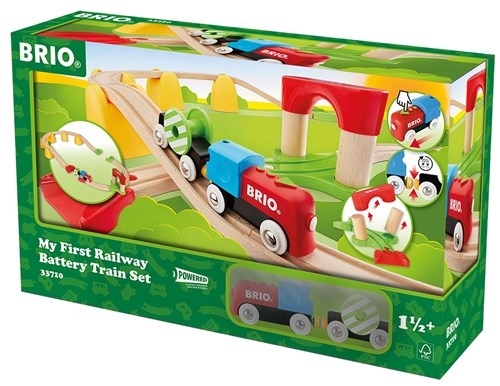 BRIO Moja Pierwsza Kolejka Na Baterie