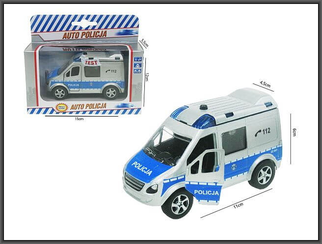 Auto POLICJA VAN HKG087