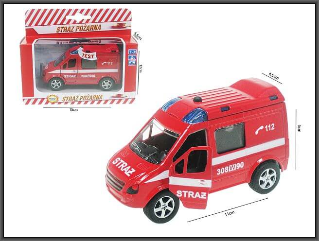 Auto STRAŻ POŻARNA VAN HKG091