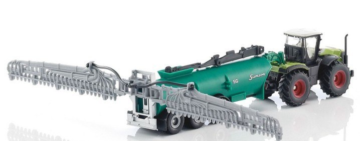 Traktor Class Xerion z cysterna SIKU 1827 Traktor Class Xerion z cysterna SIKU 1827