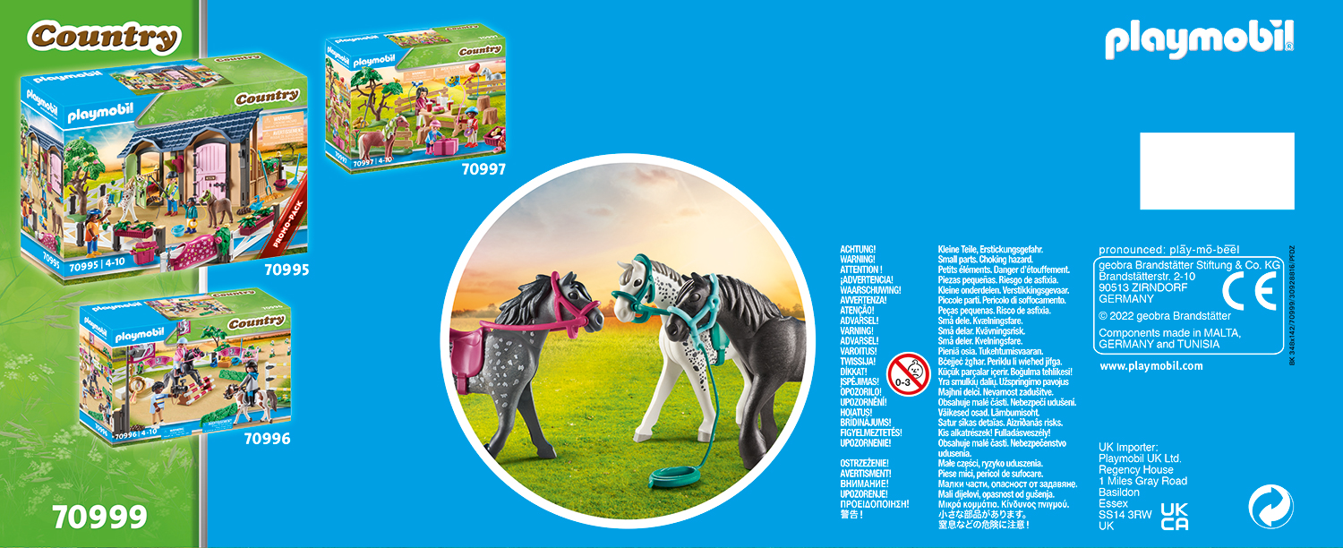 Playmobil 70999 Trzy konie opak
