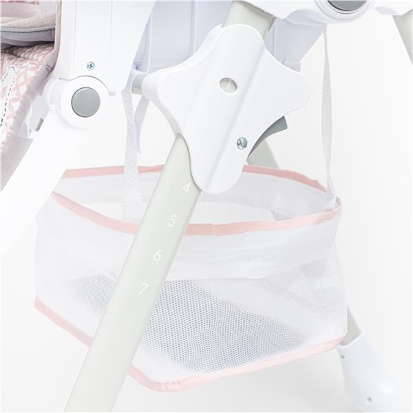 Krzesełko INFANT pink kosz na zabawki