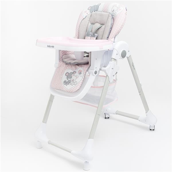Krzesełko do karmienia INFANT pink