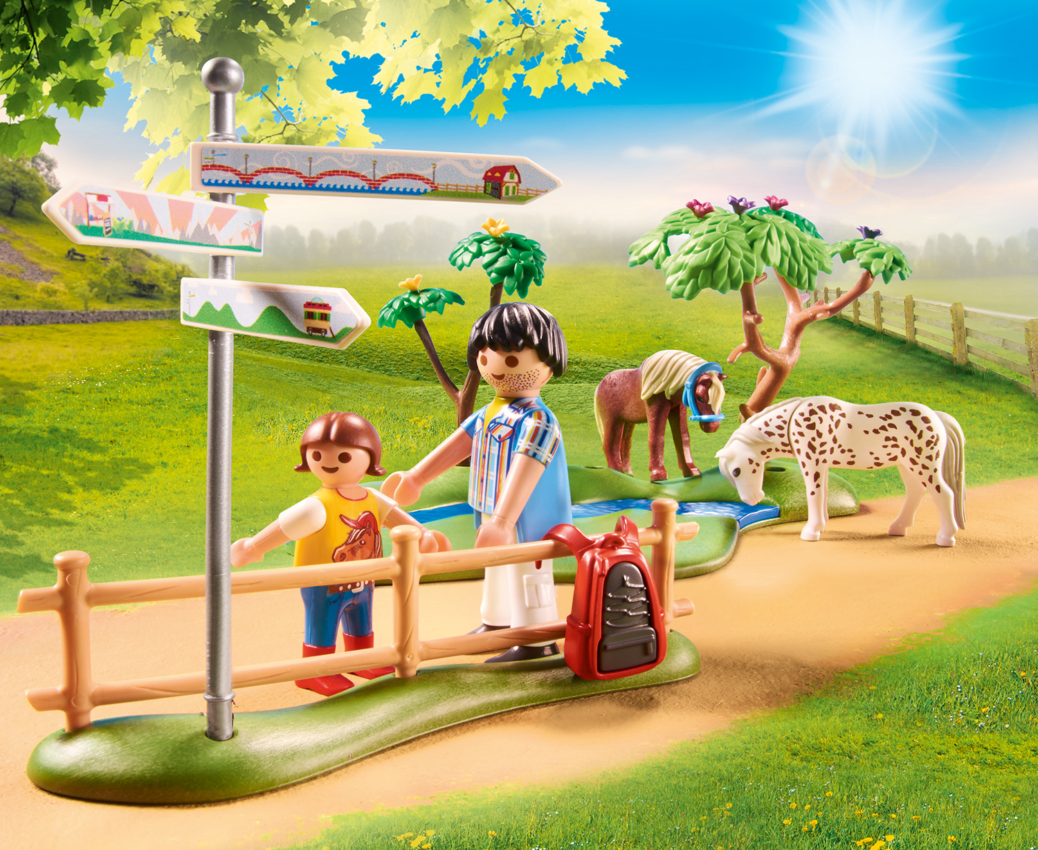 playmobil 70512 wycieczka z kucykiem