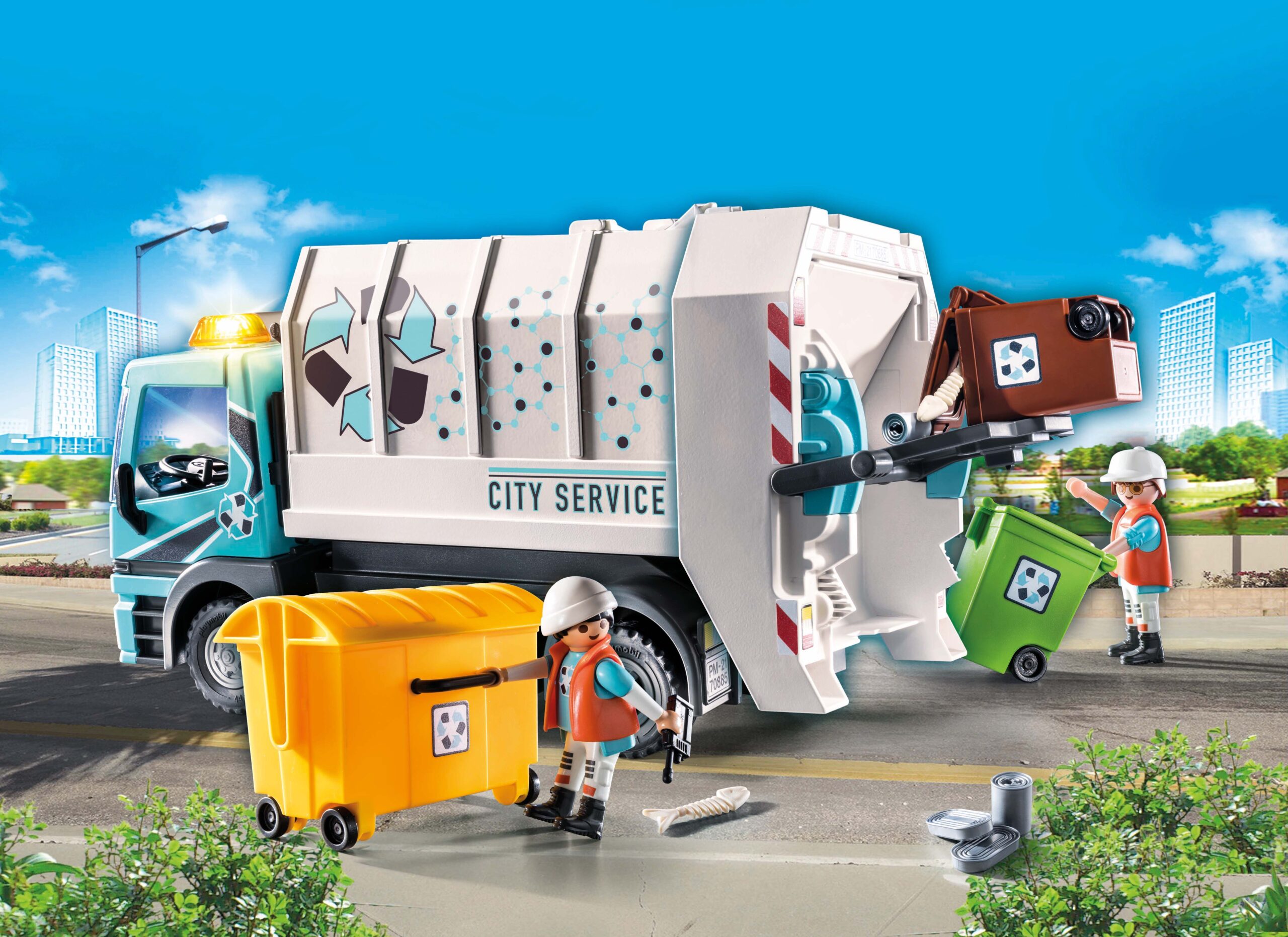 70885 playmobil śmieciarka