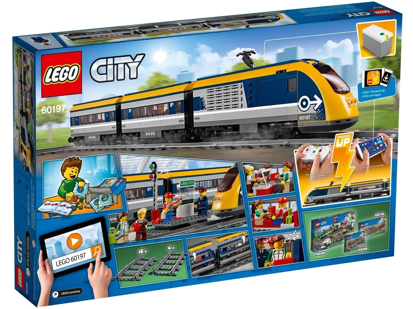 LEGO 60197 City Pociag pasazerski duzy zestaw