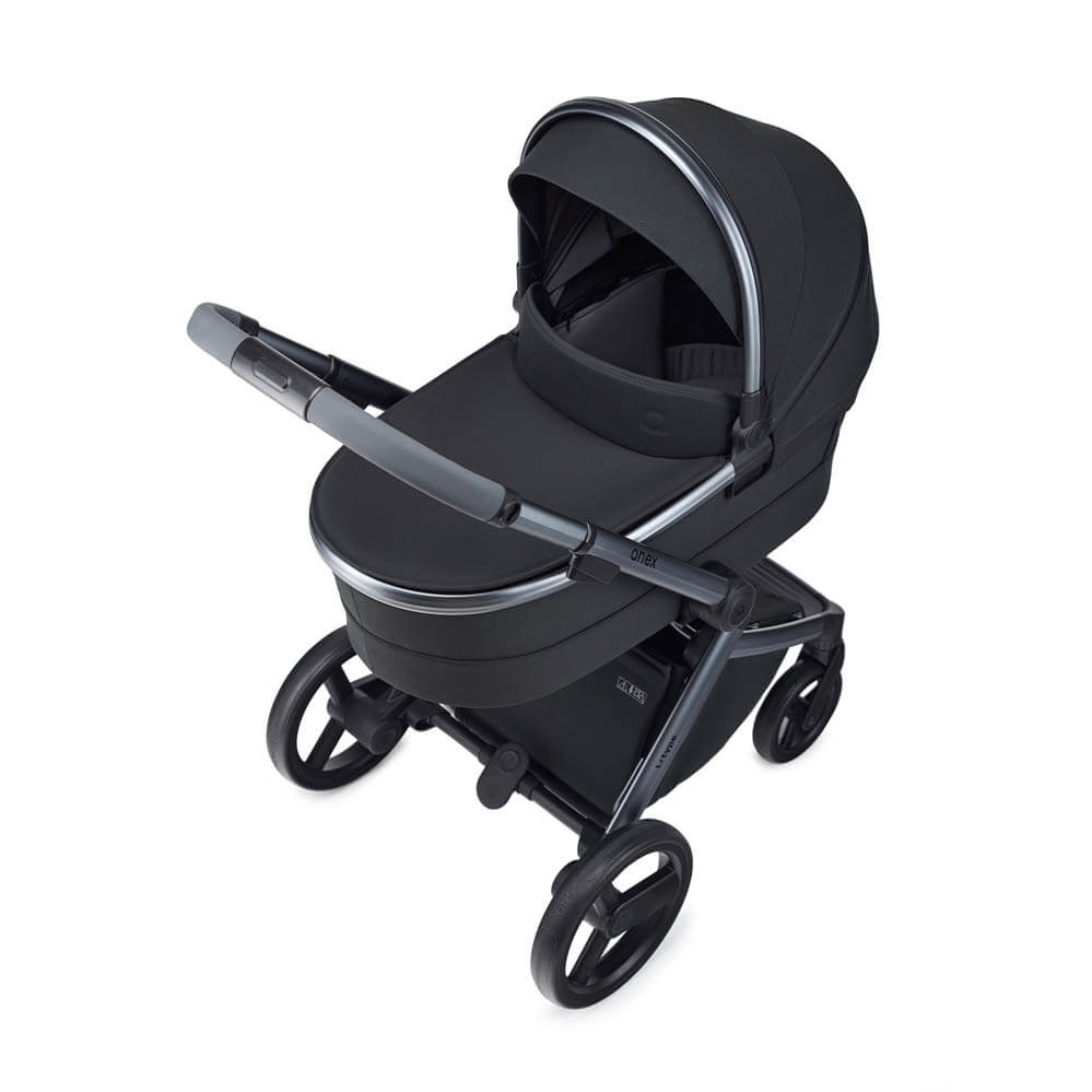 Anex L-Type wózek głęboko spacerowy kolor onyx, black, czarny