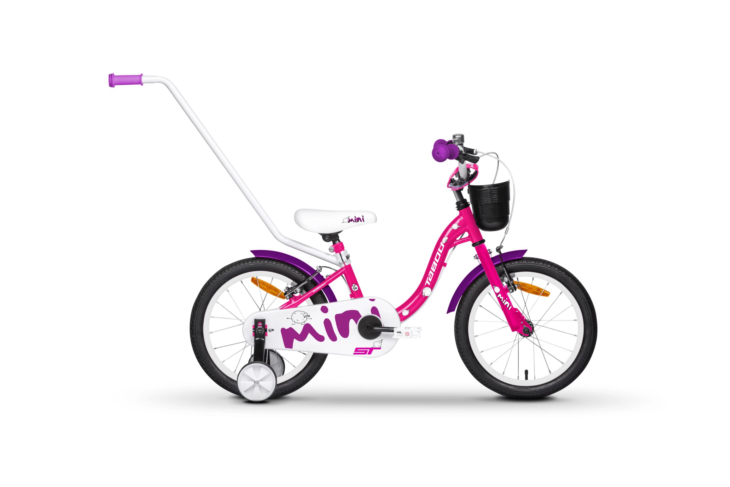 Rower dzieciecy TABOU MINI ST pink white Rower dzieciecy TABOU MINI ST pink white