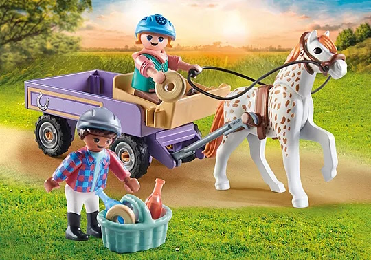 71496 playmobil powoz kucykow