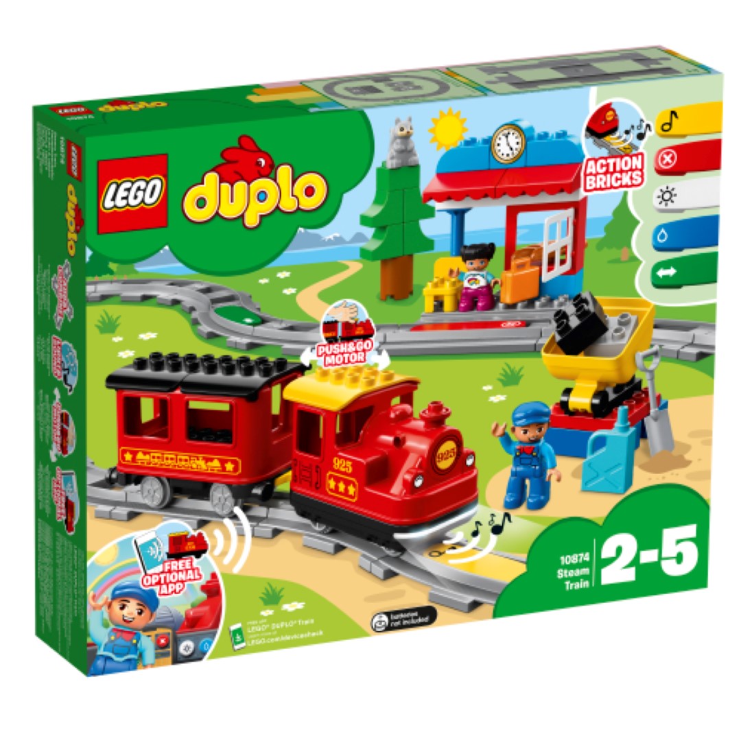 Lego duplo pociąg parowy