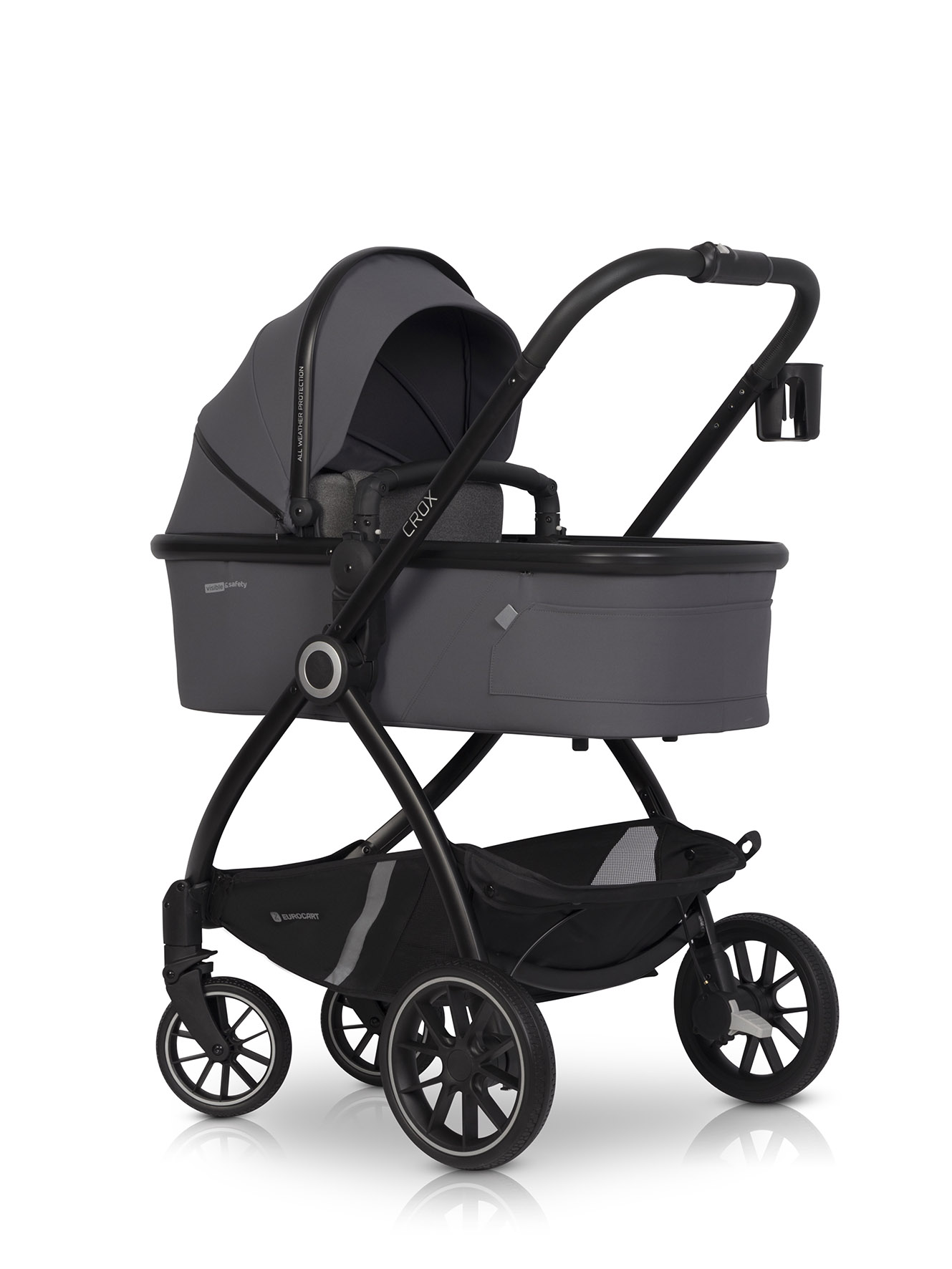 wozek dzieciecy 2w1 euro cart crox iron