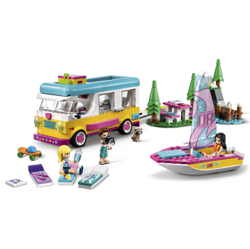 41681 lego friends mikrobus i żaglówka