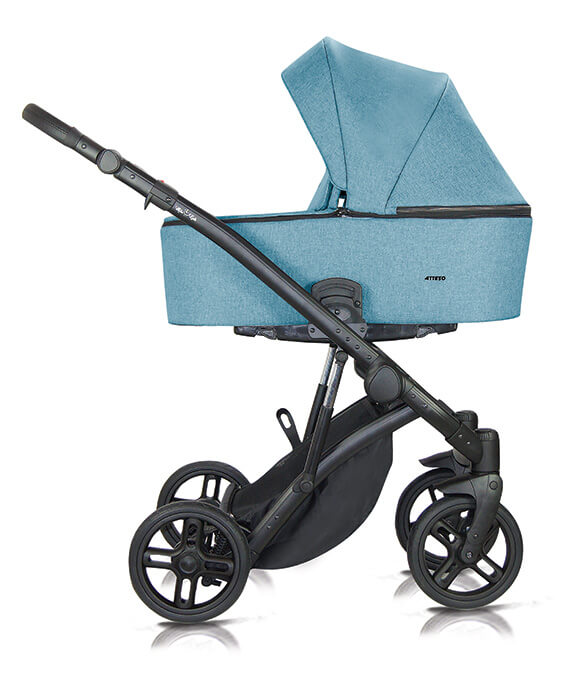 Milu Kids Atteso 2w1 gondola 15 niebieski blekitny lightblue