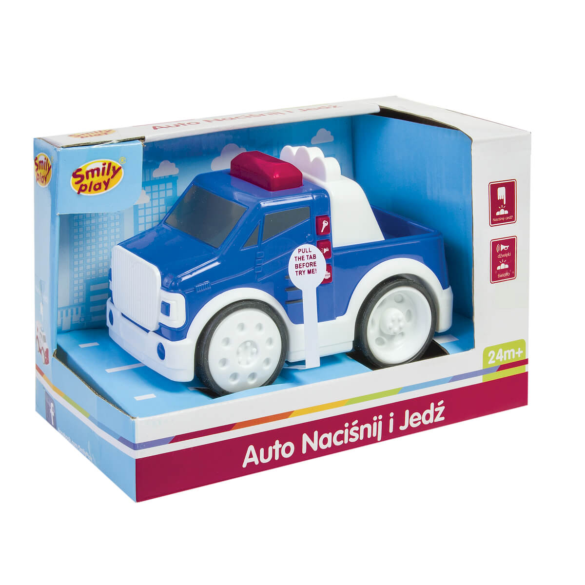 Auto policja z dźwiękiem
