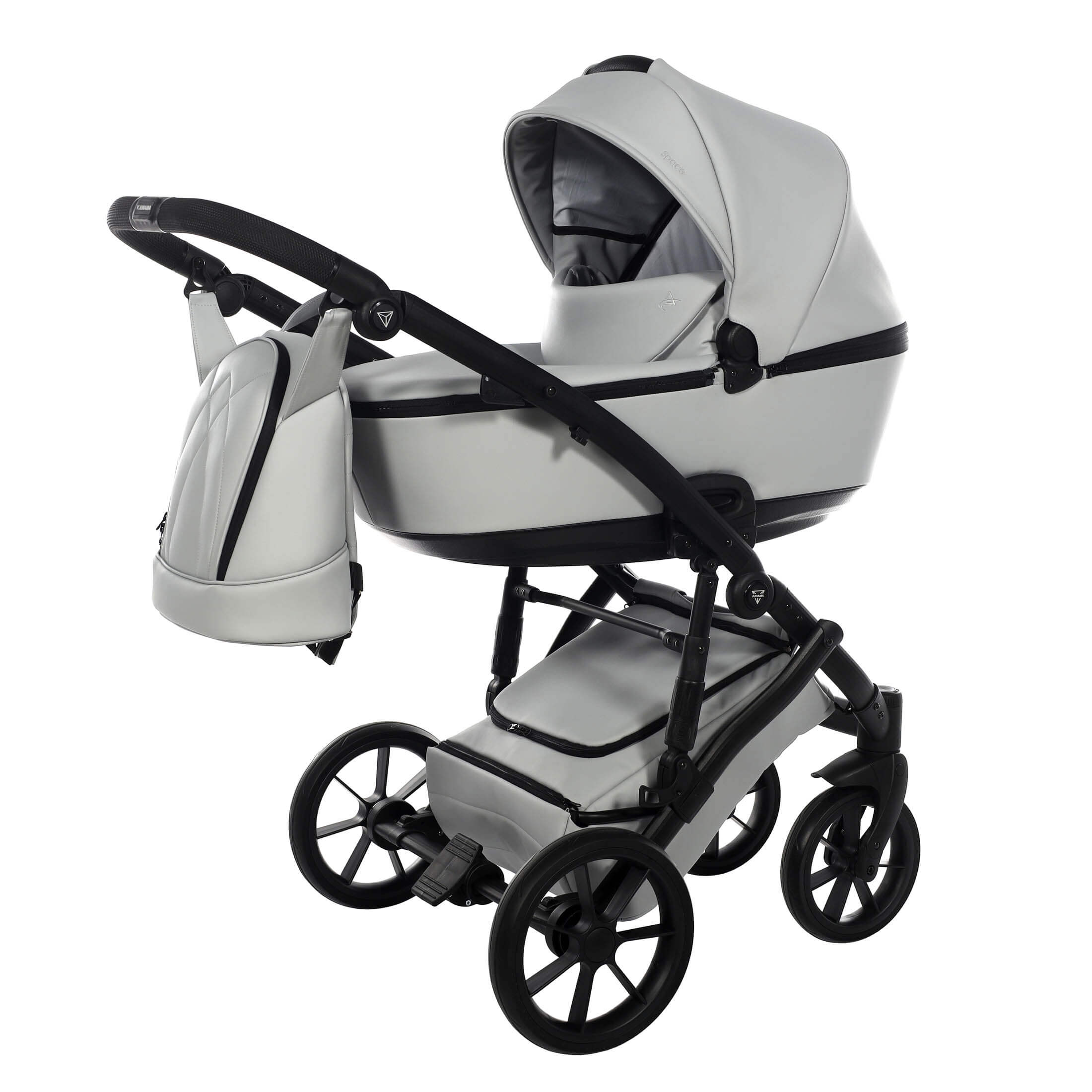 Junama Space Eco Eko wozek 2w1 wielofunkcyjny gleboko spacerowy kolor 01 jasny 6