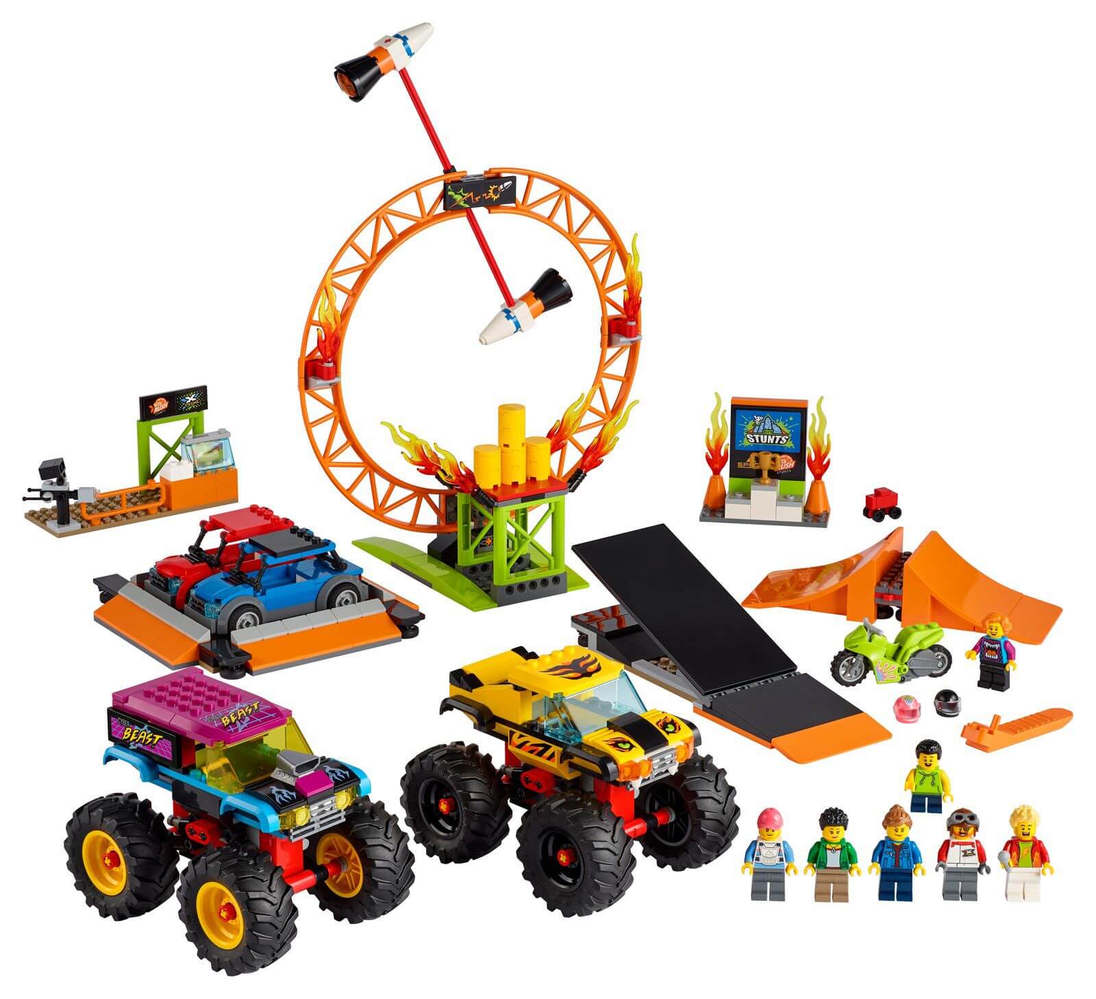 LEGO 60295 City Arena pokazow kaskaderskich samochody i auta LEGO 60295 City Arena pokazow kaskaderskich samochody i auta