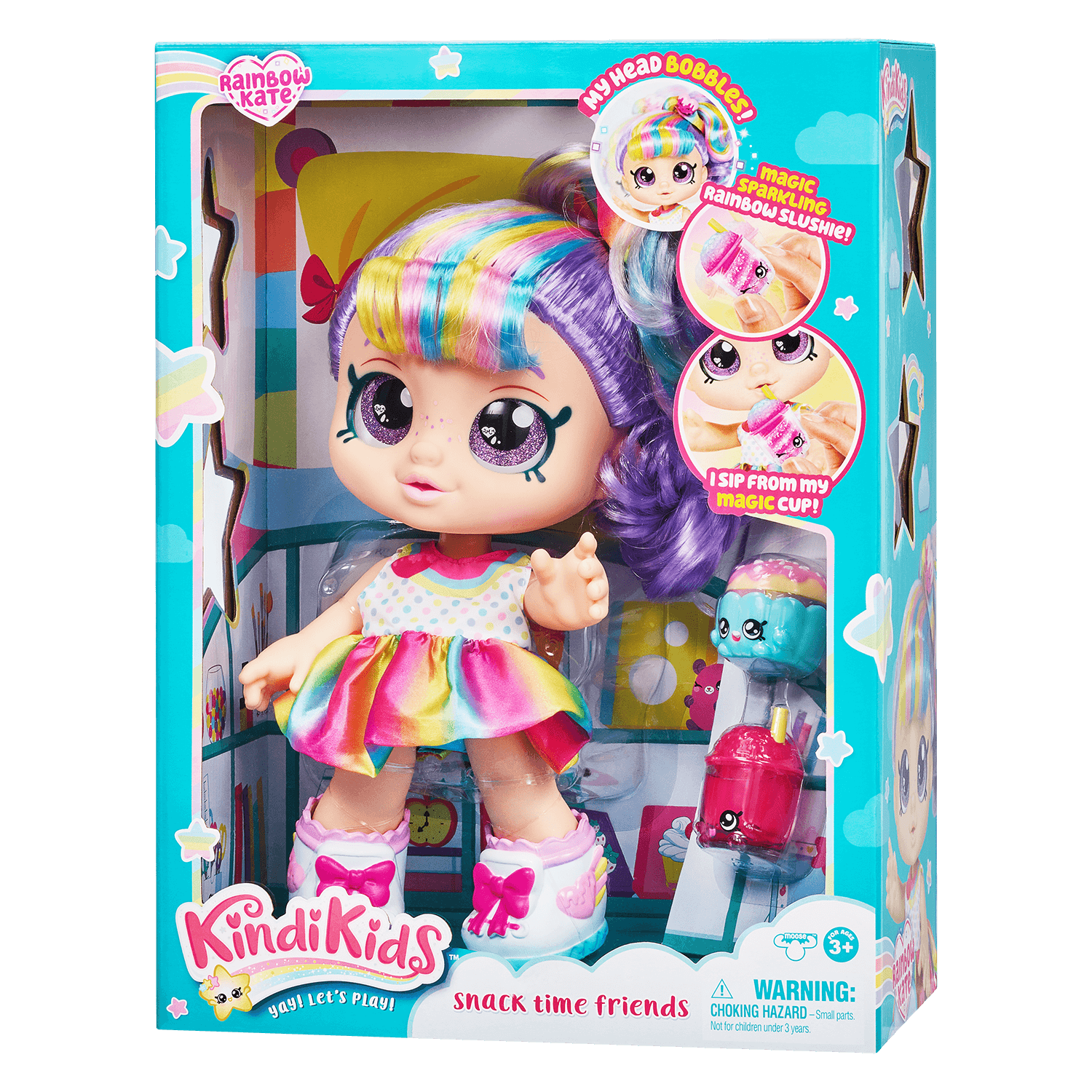 Kindi Kids Mini - Lippy Lulu: La Mini Bambolina Con Testolina Traballante