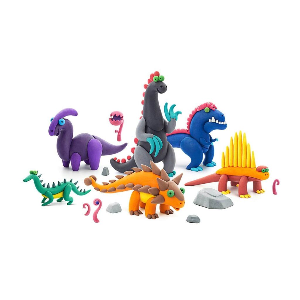 Hey Clay Masa Plastyczna Dinozaury Mega Dinos Marka TM Toys