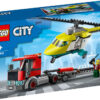 Klocki LEGO® City 60343 Laweta Helikoptera ratunkowego