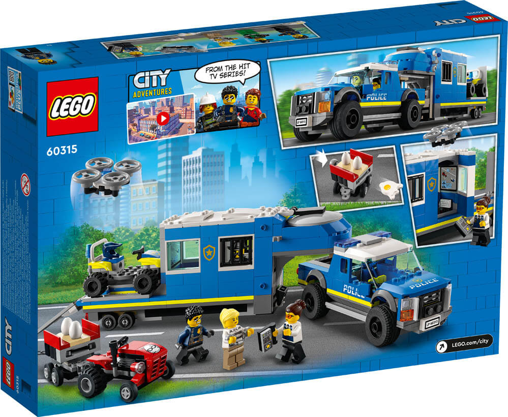 LEGO® City 60315 Mobilne centrum dowodzenia policji