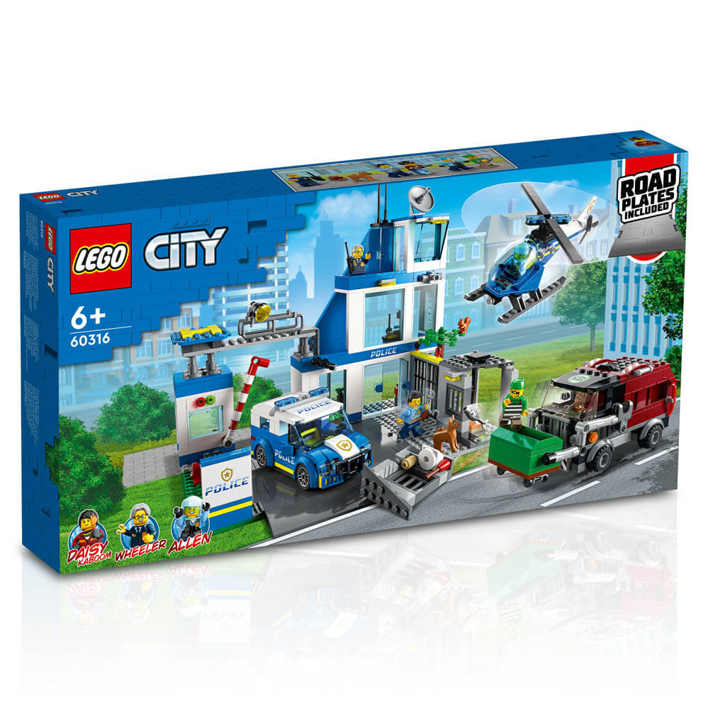 LEGO® City 60316 Posterunek Policji od 6 roku zycia