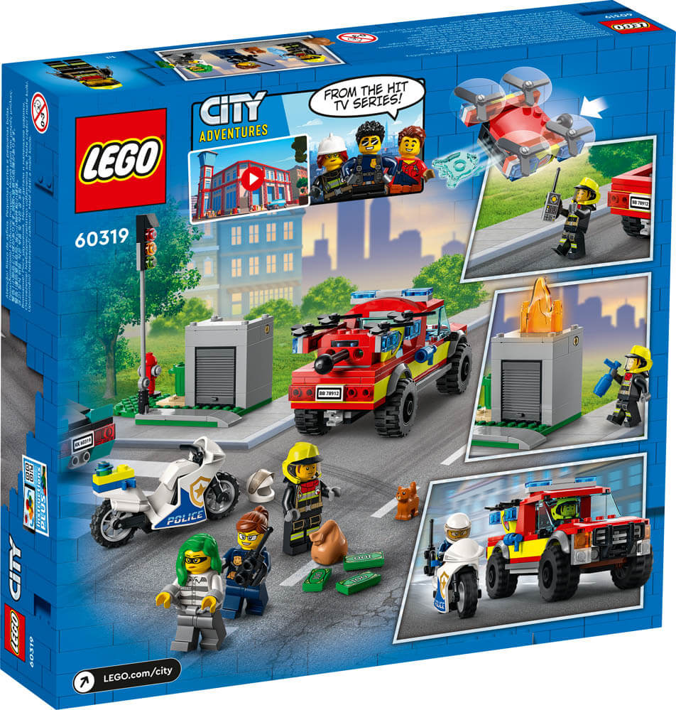LEGO® City 60319 Akcja strazacka i policyjny poscig 1