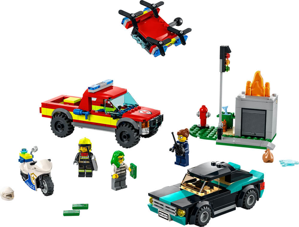LEGO® City 60319 Akcja strazacka i policyjny poscig EAN 5702017161037