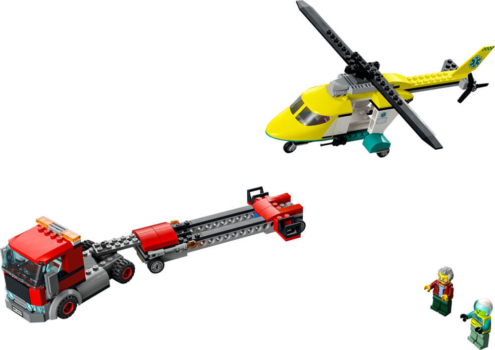 Zestaw LEGO® City 60343 Laweta Helikoptera ratunkowego