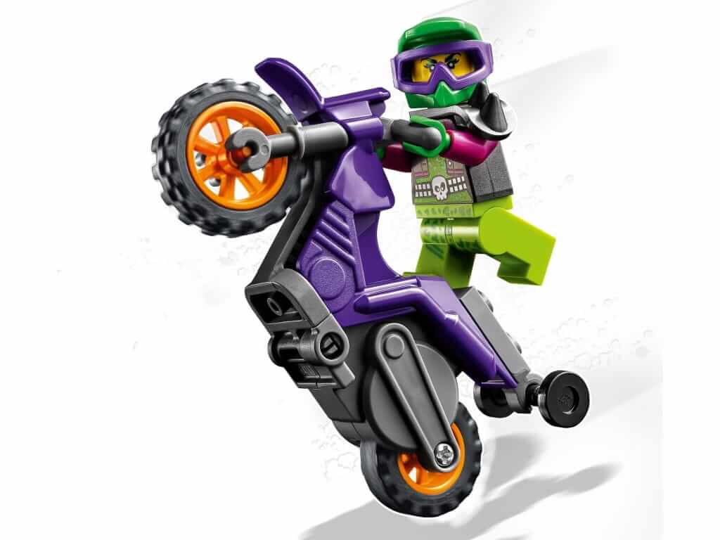 LEGO City 60296 Wheelie na motocyklu kaskaderskim 1 LEGO City 60296 Wheelie na motocyklu kaskaderskim 1