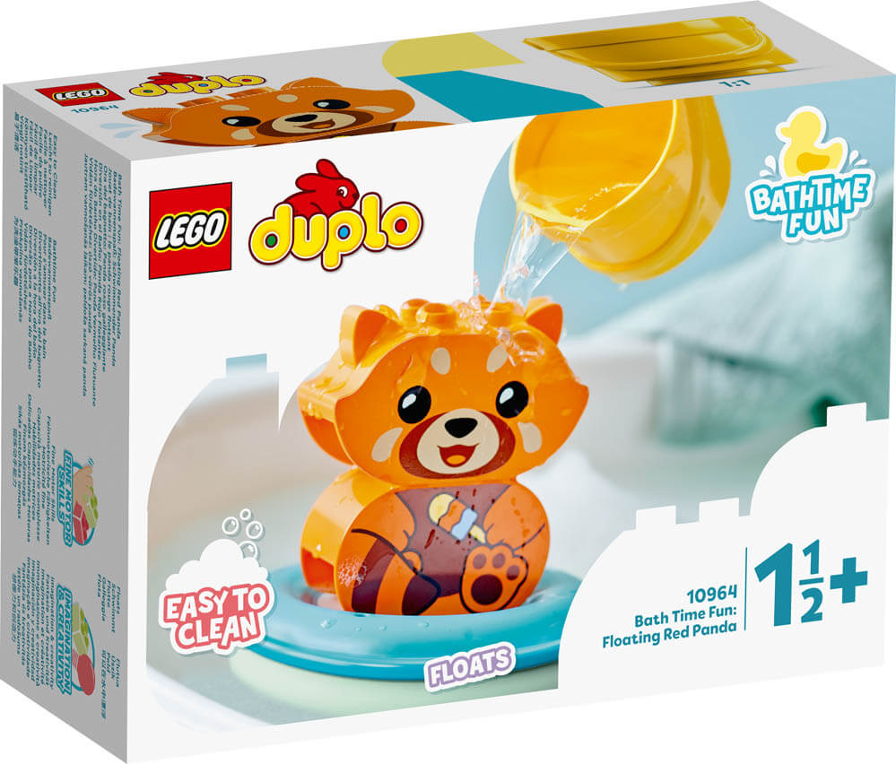 LEGO® DUPLO® 10964 Moja pierwsza zabawa w kapieli plywajaca czerwona panda