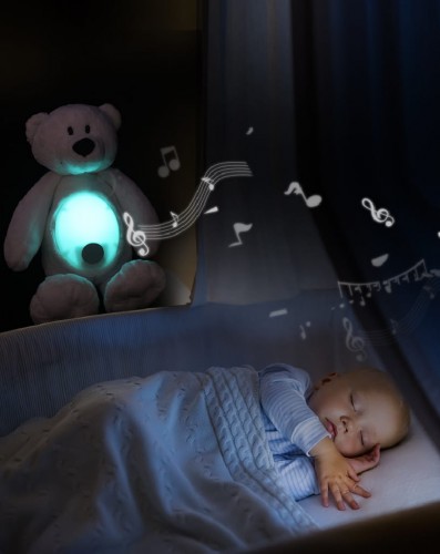 Zabawka z pozytywka lampka i projektorem Mis