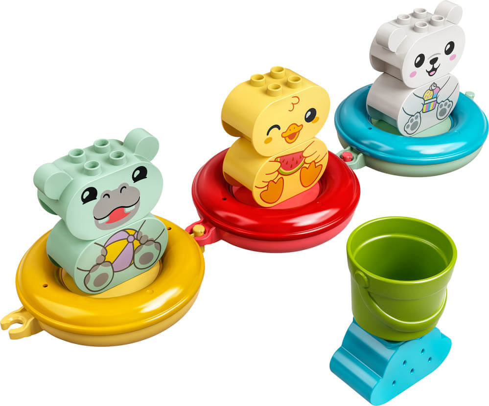 Zestaw LEGO® DUPLO® 10965 Moja pierwsza zabawa w kapieli plywajacy pociag ze zwierzatkami