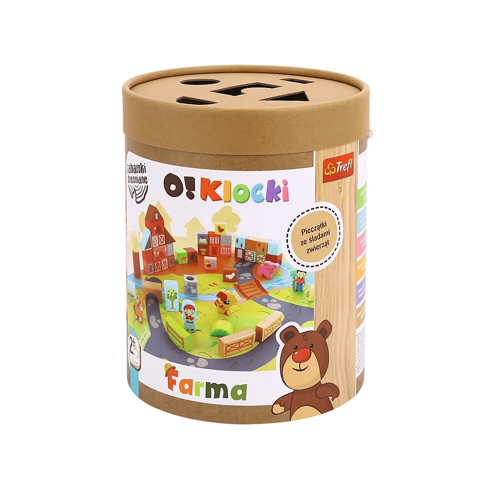 Drewniane klocki FARMA