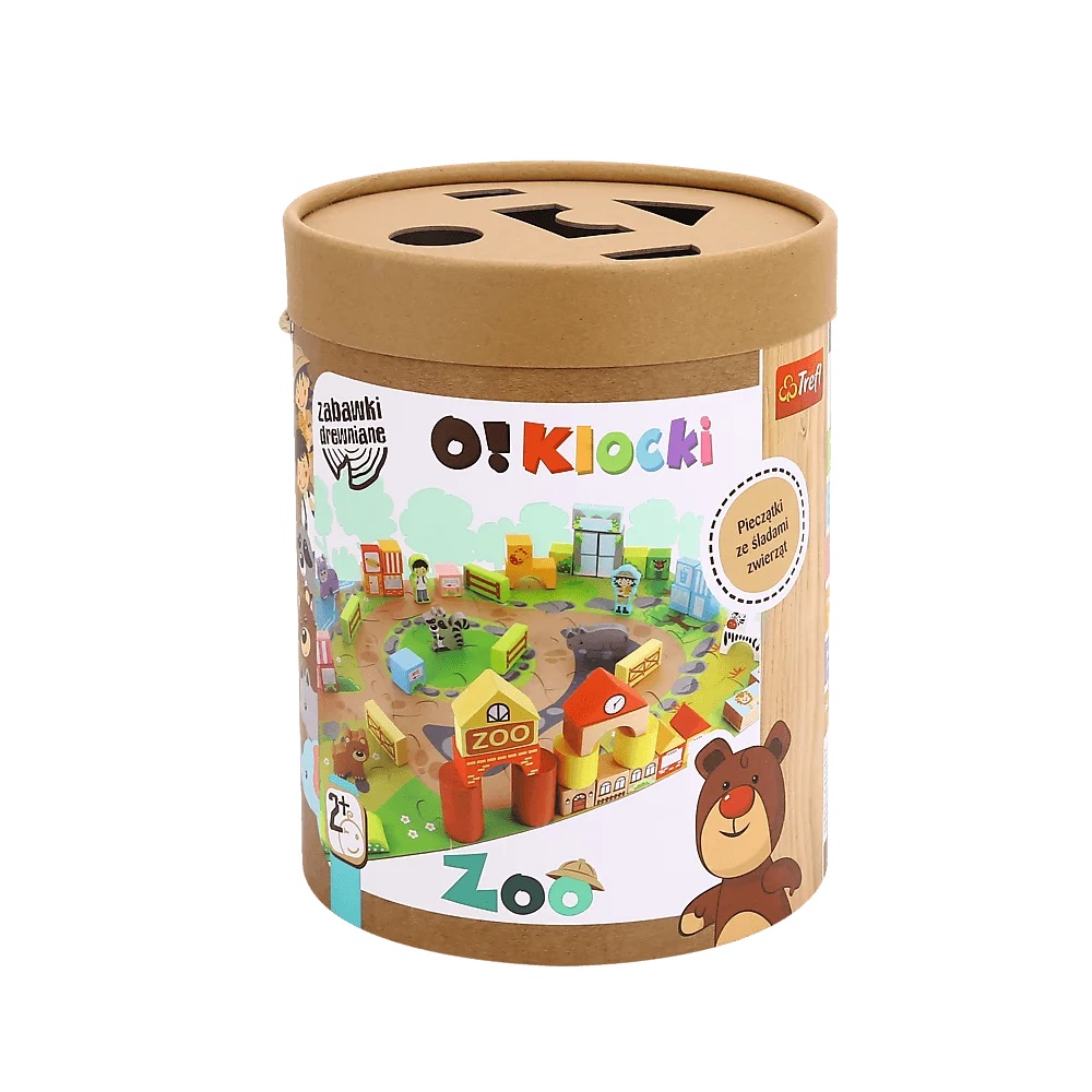 Klocki drewniane ZOO