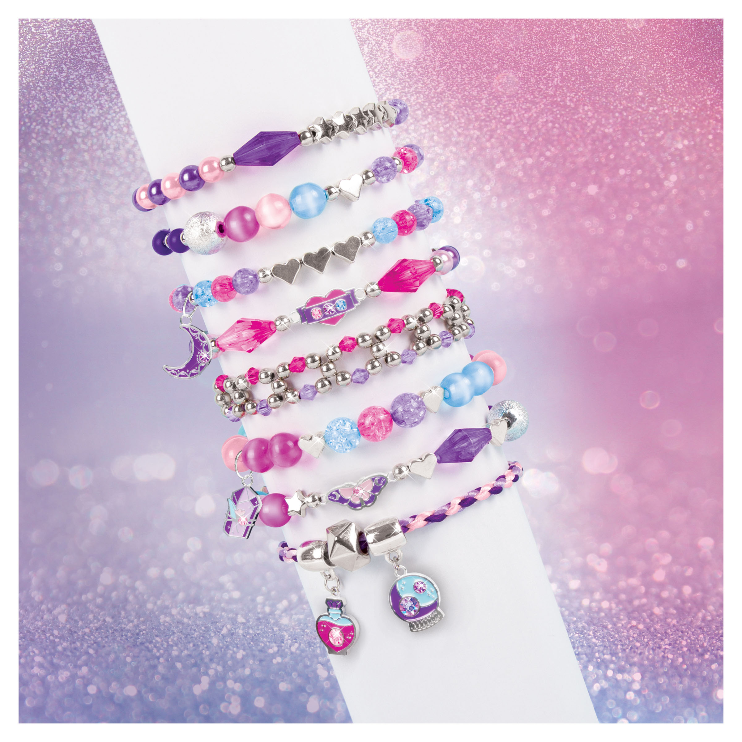 MiR Zestaw do tworzenia bransoletek Crystal Dreams z krysztalkami Swarovskiego MiR Zestaw do tworzenia bransoletek Crystal Dreams z krysztalkami Swarovskiego