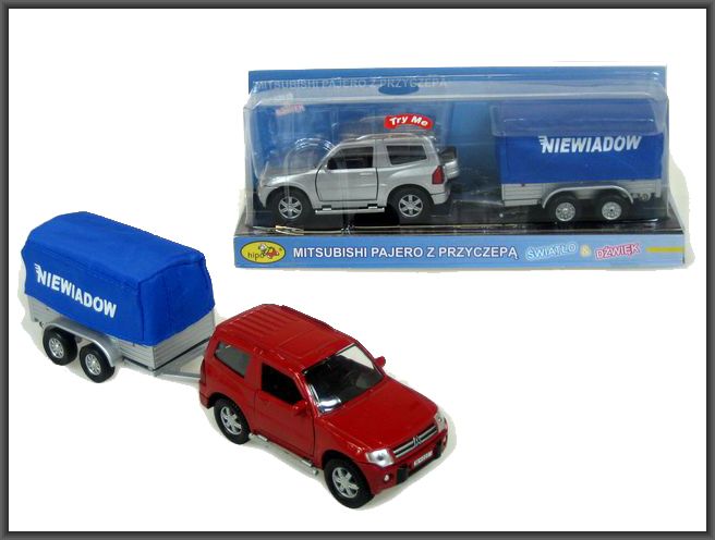 Mitsubishi Pajero z przyczepa HY0068 Mitsubishi Pajero z przyczepa HY0068