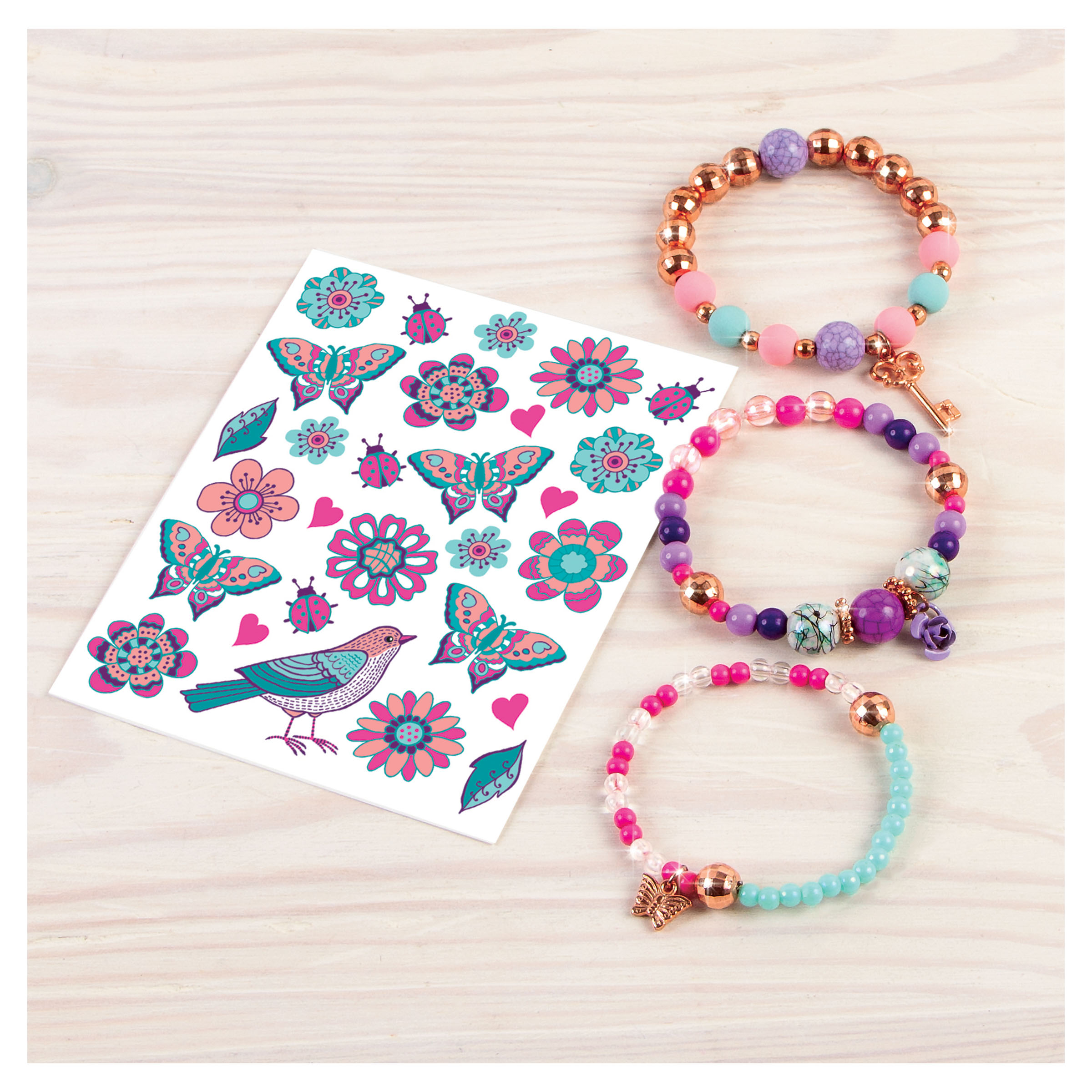 Zestaw do robienia bransoletek Kwitnaca kreatywnosc