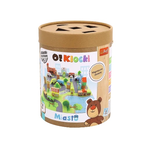 drewniane klocki miasto