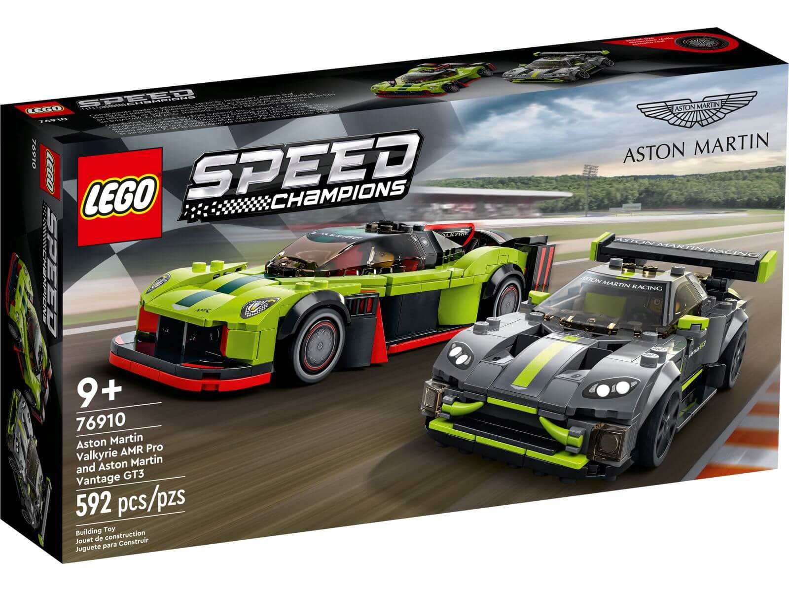 Zestaw LEGO Speed Champions 76910 Aston Martin Valkyrie AMR PRO i Aston Martin Vantage GT3