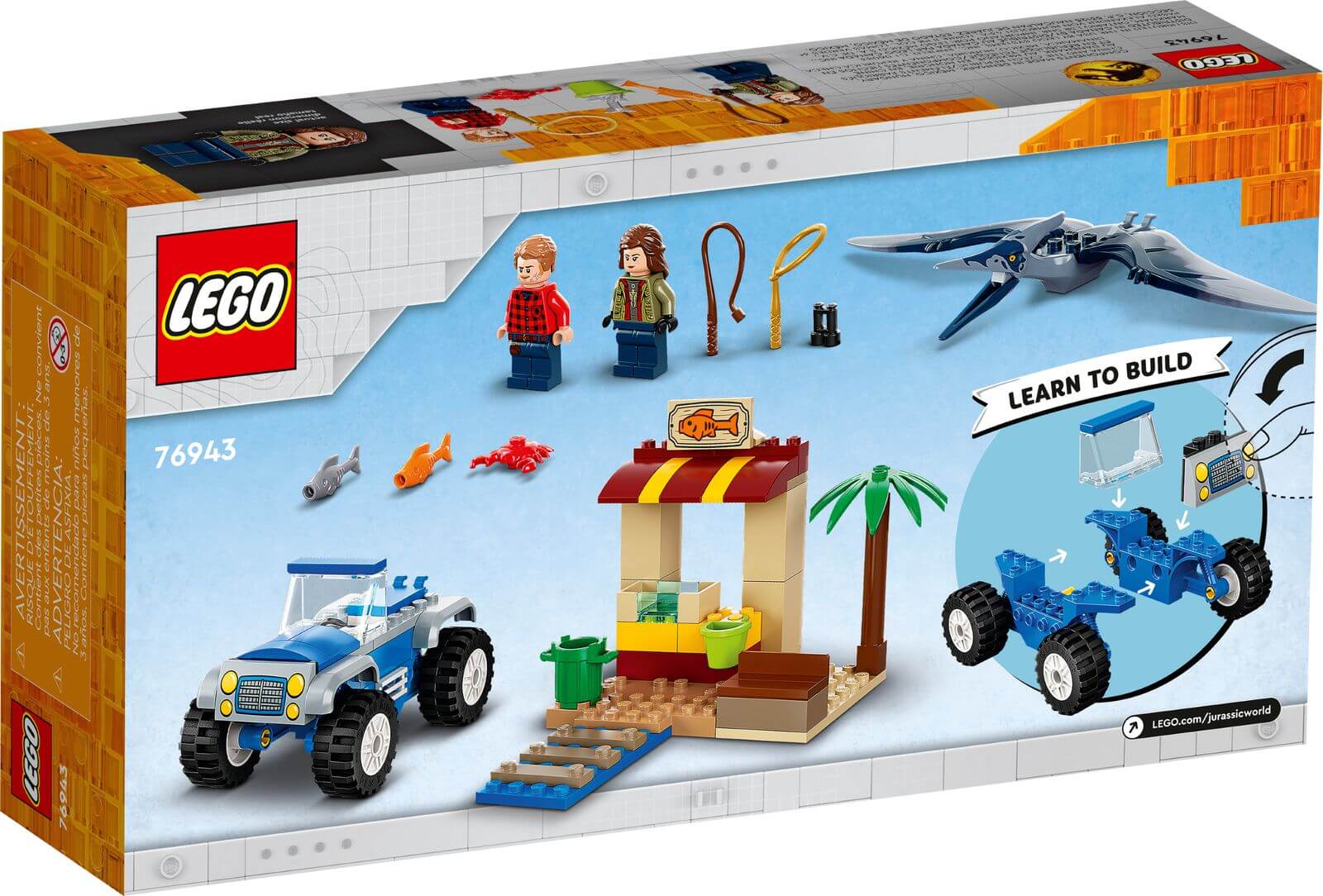 LEGO Jurassic World 76943 Poscig za pteranodonem LEGO Jurassic World 76943 Poscig za pteranodonem