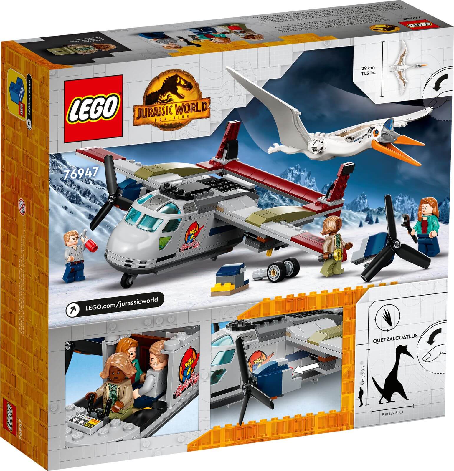LEGO Jurassic World 76947 Kecalkoatl zasadzka z samolotem LEGO Jurassic World 76947 Kecalkoatl zasadzka z samolotem